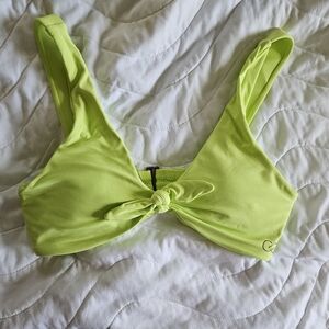 Calia lime green swim top in xs
